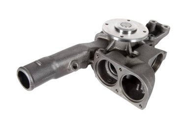 Beyaz arkaplanda araç parçası  