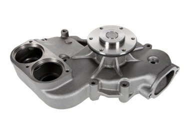 Beyaz arkaplanda araç parçası  