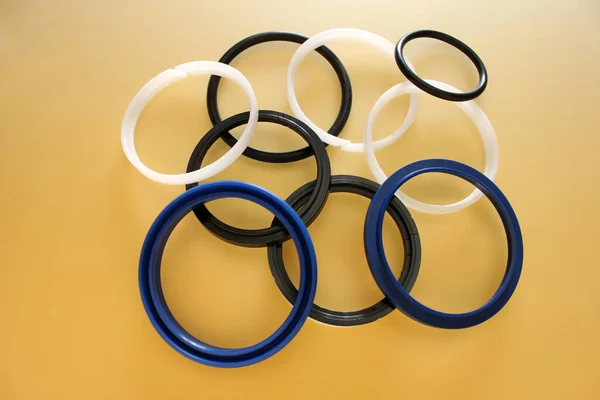 Rubber Ring Rubber Sealing Rings Joint Seals — стоковое фото