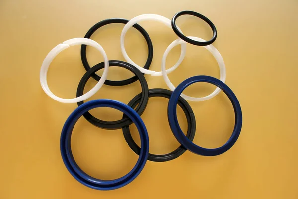 Rubber Ring Rubber Sealing Rings Joint Seals — стоковое фото