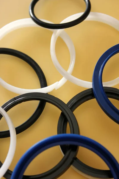 Rubber Ring Rubber Sealing Rings Joint Seals — Stock fotografie