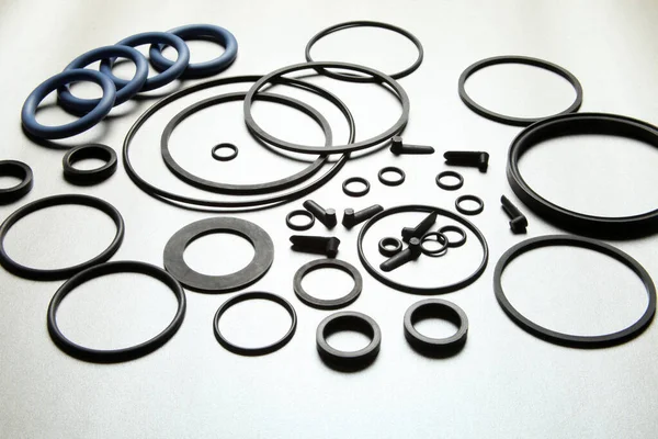 Rubber Ring Rubber Sealing Rings Joint Seals — Foto Stock