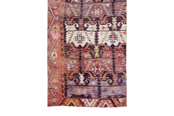 Laine Tissé Vieux Tapis Turc Antique — Photo