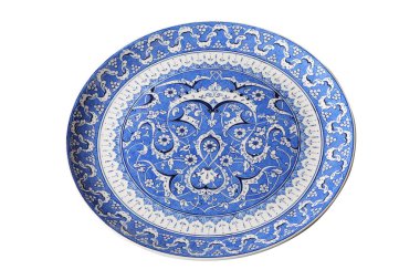 El yapımı, otantik hediye porselen tabağı.