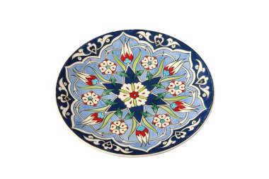 El yapımı, otantik hediye porselen tabağı.