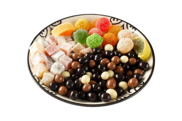 Delicious Turkish Delights Chocolate Candies — Stock Photo, Image