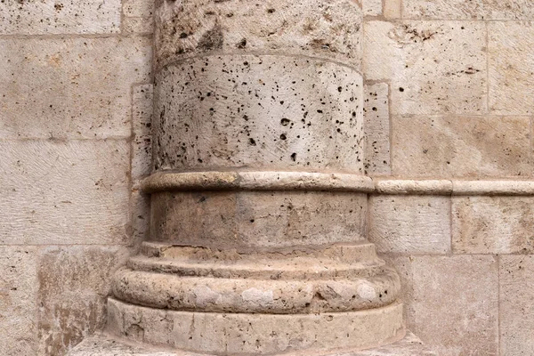 Stone Column Architecture Detail Close — ストック写真