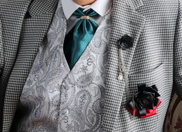 Elegant Male Suit Formal Wear — Stockfoto
