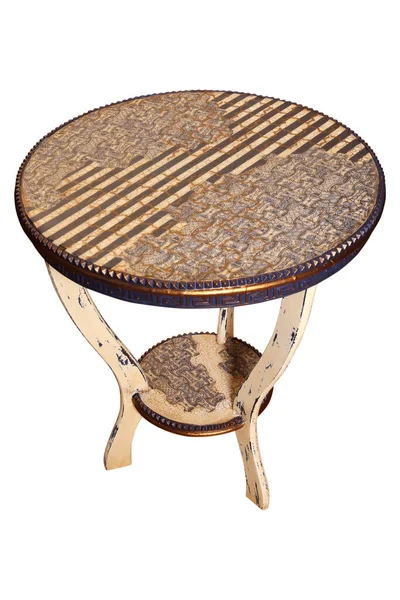 Decorative Handmade Traditional Wooden Table —  Fotos de Stock