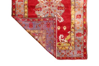 El yapımı antik Türk halısı