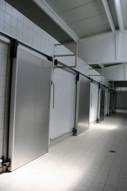 Yiyecek deposu için soğutma odası..