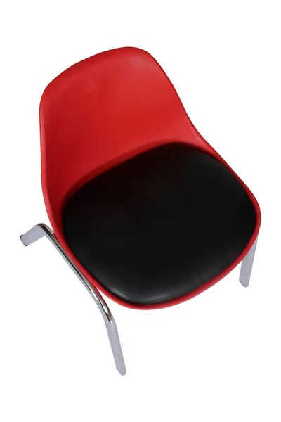 Colorful Plastic School Chair Isolated White Background — Stok Foto