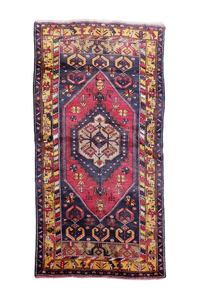 Tapis Turc Antique Tissé Main — Photo