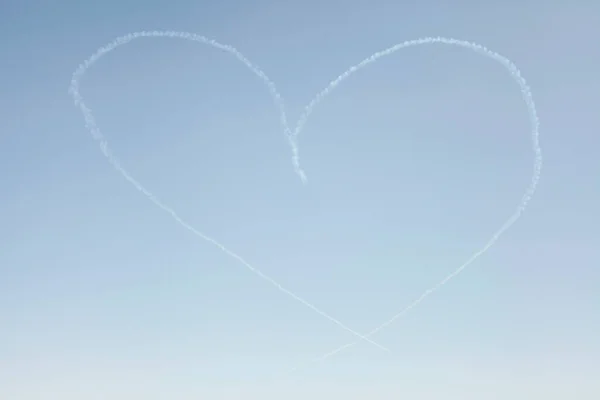 heart shape in the sky