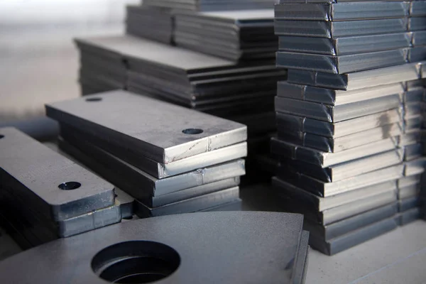 Thick Sheet Metal Cut Plasma Cutting Machine — Stock Fotó