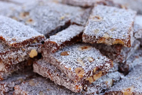 Turkish delight with carrots. Turkish foods.