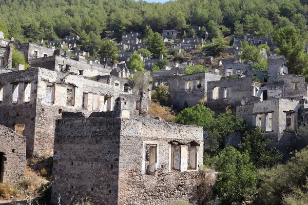 Türkiye Terk Edilmiş Bir Köy Fethiye Kayakoy — Stok fotoğraf