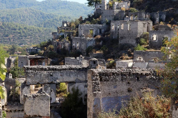 Aldeia Abandonada Turquia Fethiye Kayakoy — Fotografia de Stock