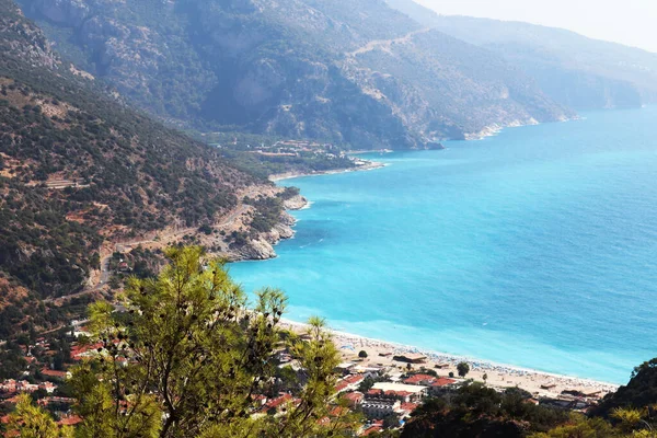 Méditerranée Vue Sur Mer Oludeniz Plage — Photo