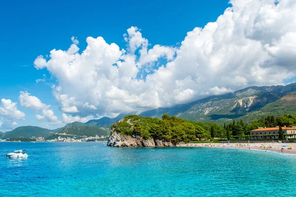 Beautiful Summer Landscape Adriatic Coast Budva Riviera Montenegro — Stock Photo, Image