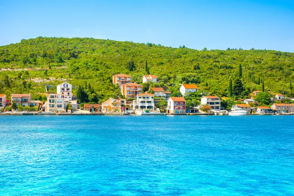 Kotor Montenegro May 2022 Beautiful Summer Landscape Bay Kotor Coastline — Stock Photo, Image