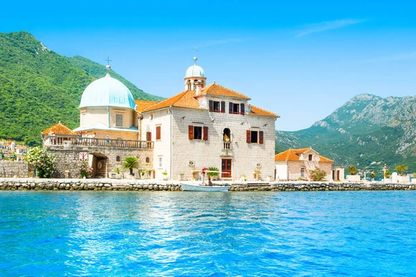 Perast Montenegro May 2022 Landscape Bay Kotor Coastline Boka Bay — Foto de Stock