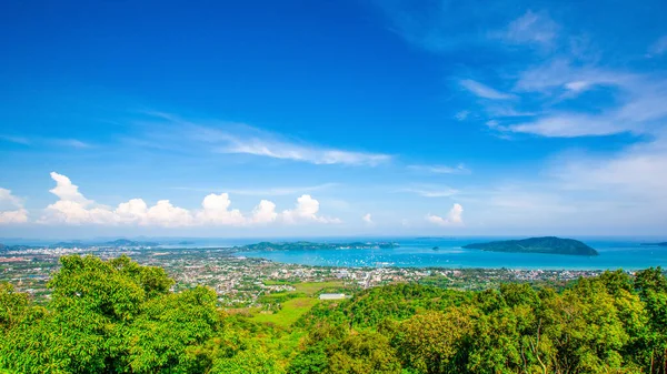 Beautiful landscape of the tropical coast of the Indian Ocean, Phuket Island, Thailand