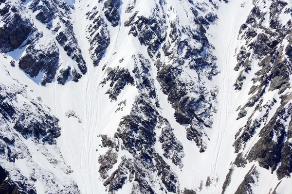 Montañas de nieve textura —  Fotos de Stock