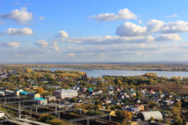 Widok z lotu ptaka — Zdjęcie stockowe