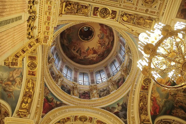 Russian orthodoxy cathedral temple interior — Stock Photo, Image