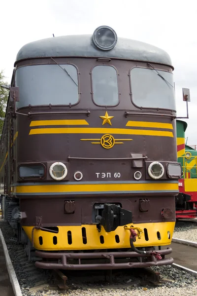 Locomotora ferroviaria de carretera — Foto de Stock