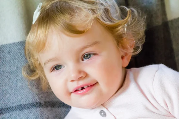 Cute smiling infant — Stock Photo, Image