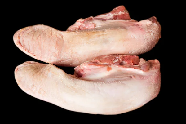 Pişmemiş domuz dil — Stok fotoğraf