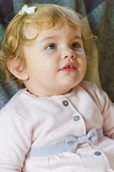 Cute smiling infant — Stock Photo, Image