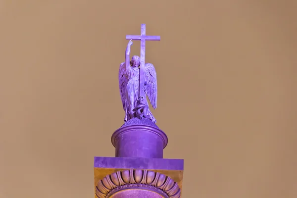Angel on the top of Alexander column — Stock Photo, Image