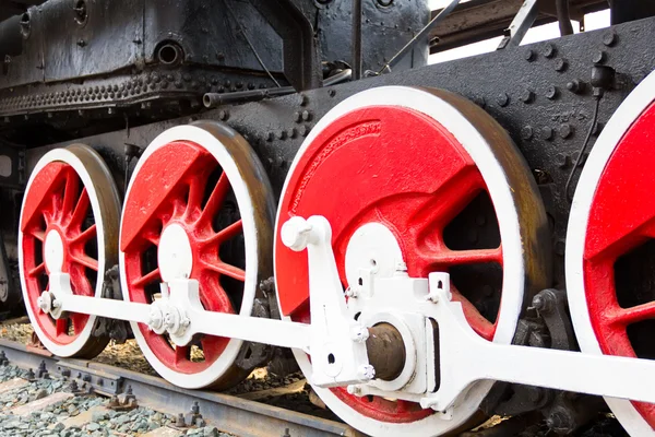 Altes Eisenbahnrad — Stockfoto