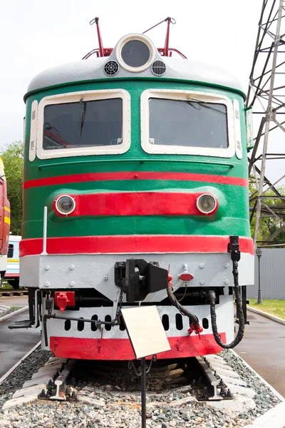 Spoor weg locomotief — Stockfoto
