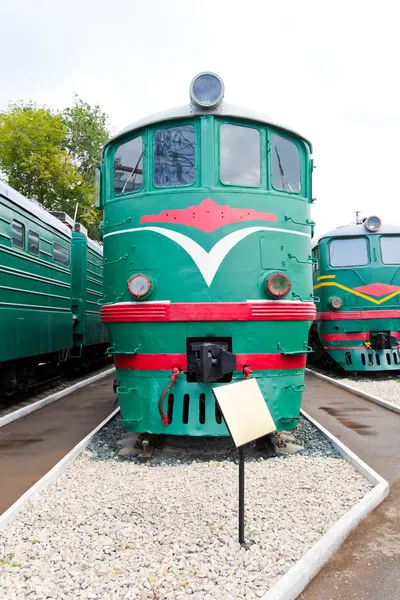 Locomotora ferroviaria de carretera —  Fotos de Stock