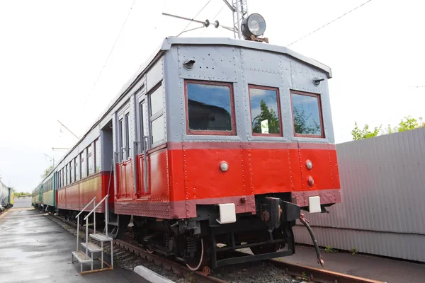 Locomotiva stradale ferroviaria — Foto Stock