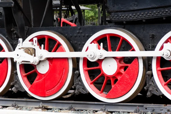 Oude trein wiel — Stockfoto