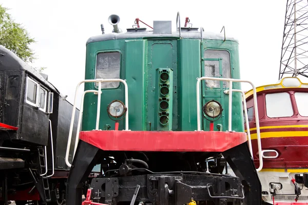 Spoor weg locomotief — Stockfoto