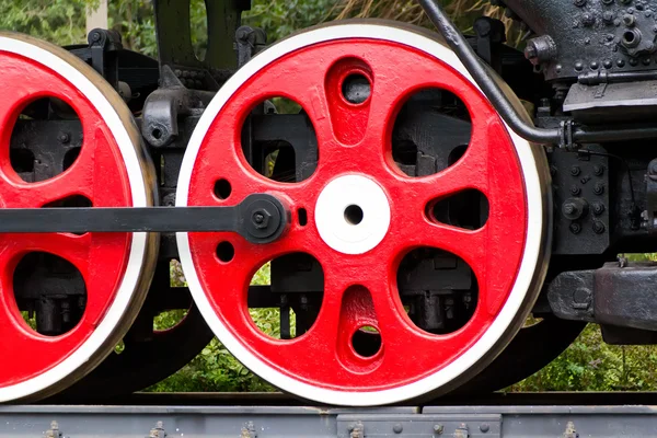 Ancienne roue de train — Photo