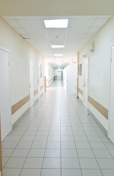 Intérieur du couloir hospitalier sans maladies — Photo