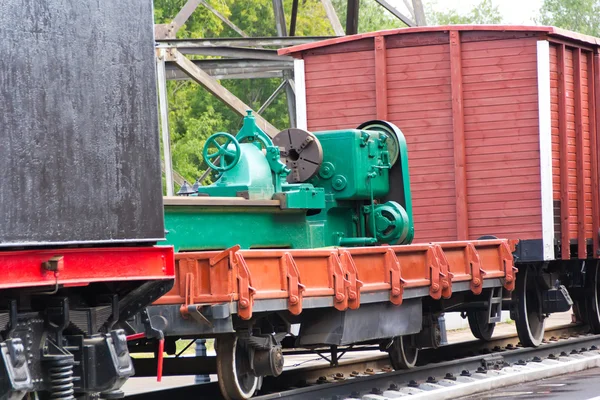Инструмент доставки по железной дороге — стоковое фото