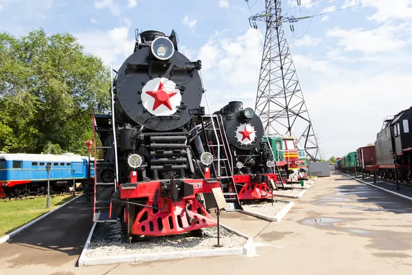 Locomotora ferroviaria de carretera — Foto de Stock