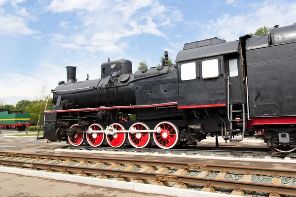 Železniční silniční lokomotiva — Stock fotografie