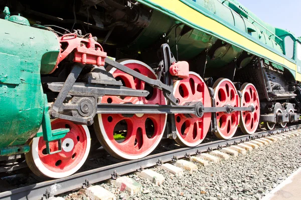 Oude trein wiel — Stockfoto