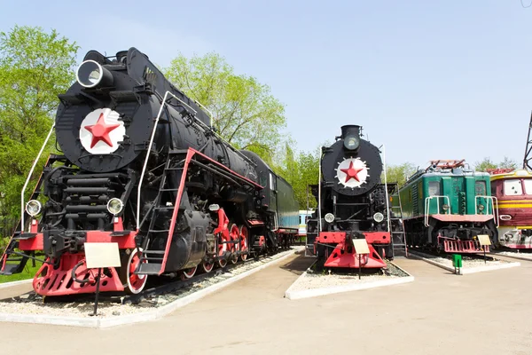 Locomotora ferroviaria de carretera — Foto de Stock