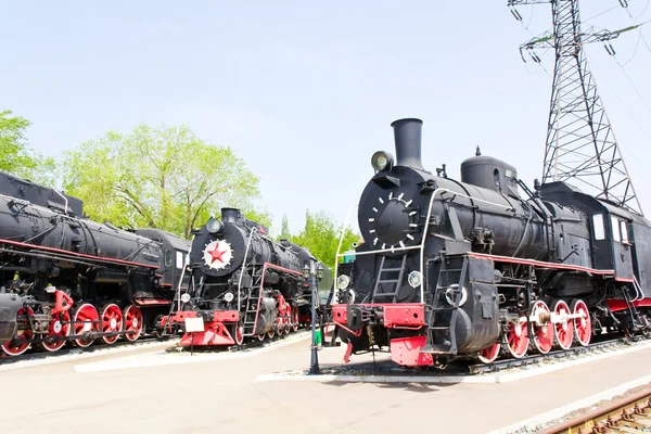 Rail road locomotive — Stock Photo, Image