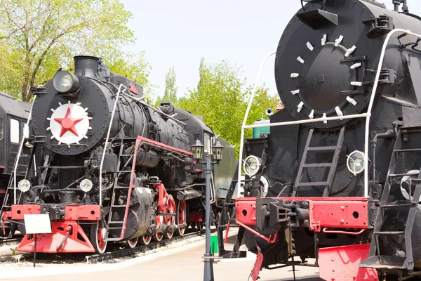 Locomotora ferroviaria de carretera — Foto de Stock